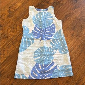 **Resort Wear** like new Colorful 100% Linen Sundress perfect SHIFT DRESS size M